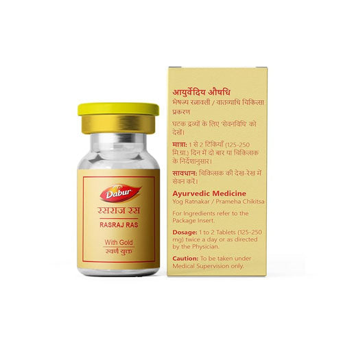 Dabur Rasraj Ras (Gold) 30 Tablets(Pack of 2)