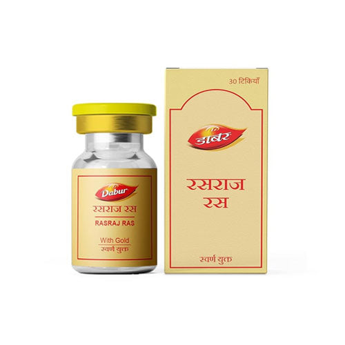Dabur Rasraj Ras (Gold) 30 Tablets(Pack of 2)