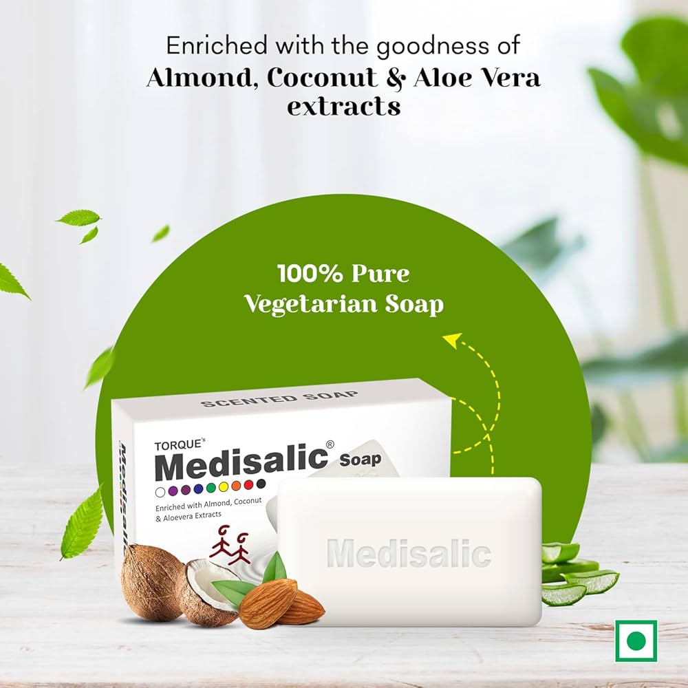 Torque Ayurveda Medisalic Soap 100 Gm (Pack Of 3)
