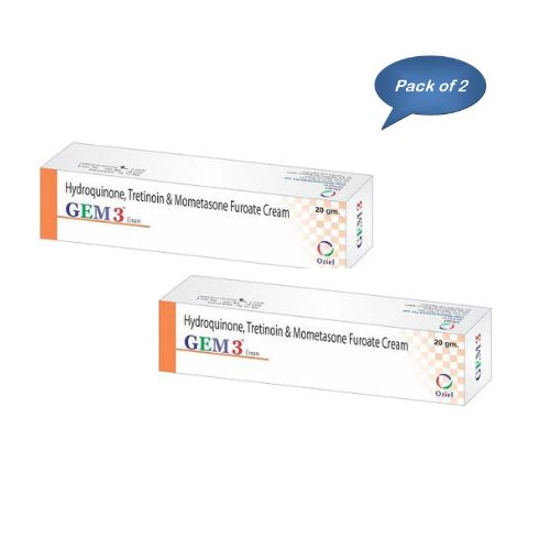 Oziel Gem3 Cream 20 Gm (Pack Of 2)