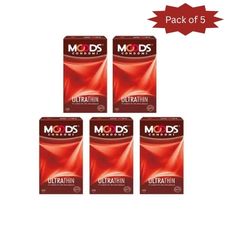 Hll Lifecare Moods Ultrathin Condoms 10 Pcs(Pack of 5)