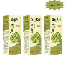 Sri Sri Tattva Amla Juice 1000 Ml(Pack of 3)