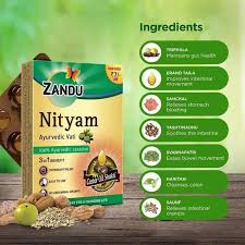Zandu Nityam 10 Tablets (Pack Of 4)