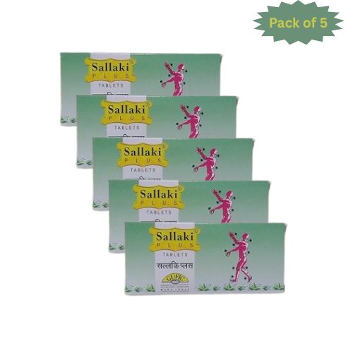 Gufic Biosciences Ltd Sallaki Plus 10 Tablets (Pack of 5)