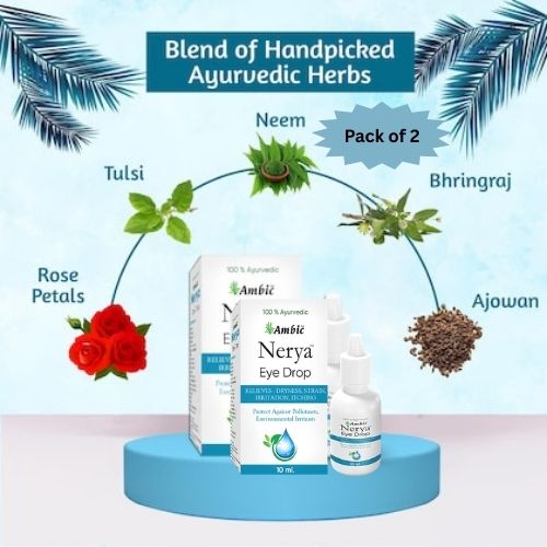 Ambic Nerya Eye Drop 10 Ml(Pack of 2)