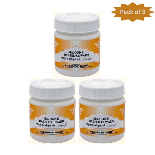 Rex Remedies Majoon Dabeedulward 125 Gm (Pack of 3 )