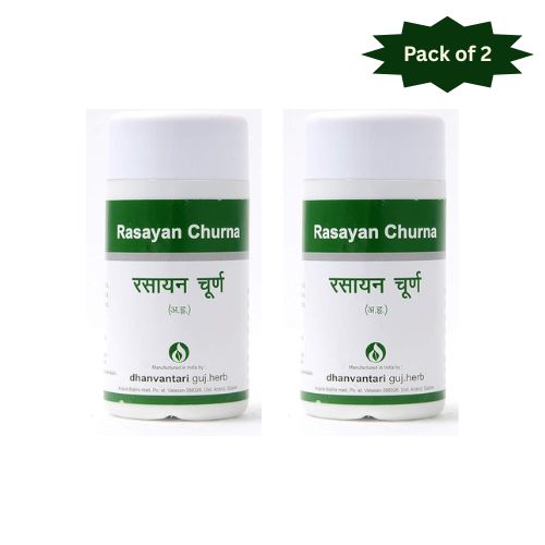 Dhanvantari Guj. Herb Rasayan Churna 120 Tablets (Pack of 2)