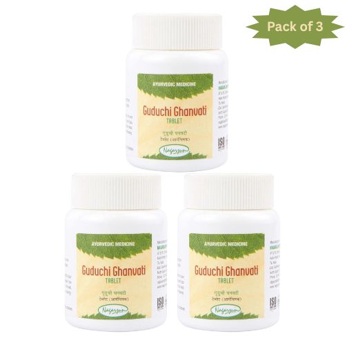 Nagarjun (Gujarat) Guduchi Ghanvati 60 Tablets (Pack of 3)