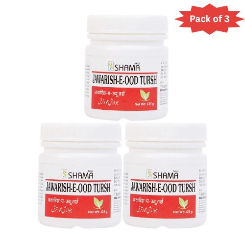 New Shama Jawarish-E-Ood Tursh 125 Gm (Pack of 3)