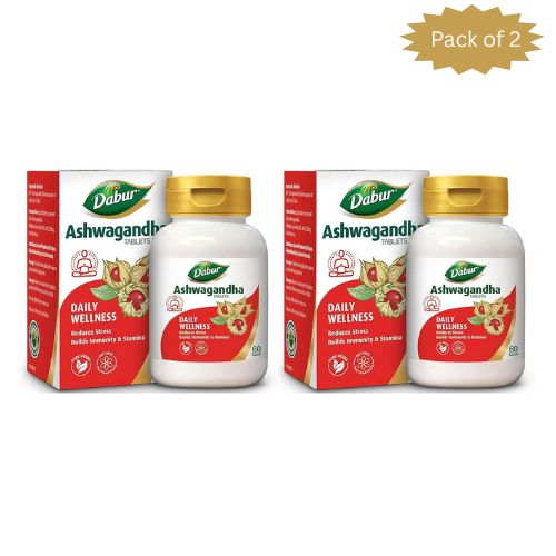 Dabur Ashwagandha 60 Tablets (Pack of 2)