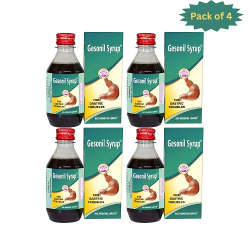 Rex Remedies Gasonil Syrup 100 Ml (Pack of 4)