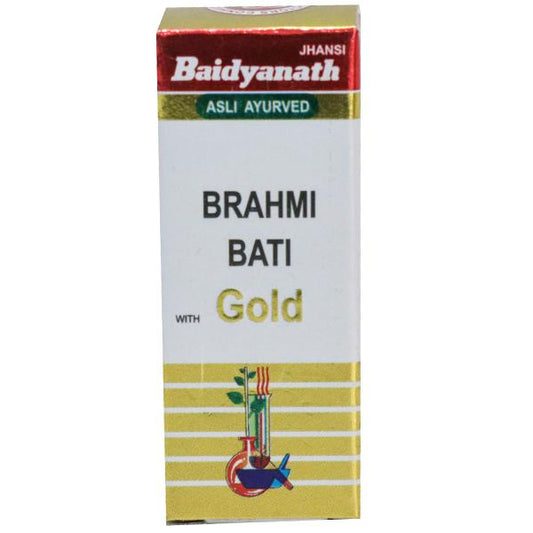 Baidyanath (Jhansi) Brahmi Bati (Gold) 10 Tablets