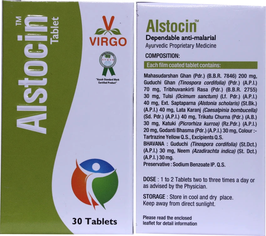 Virgo Uap Alstocin 30 Tablets (Pack Of 2)