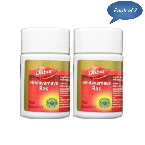 Dabur Hridayarnava Ras 40 Tablets (Pack Of 2)