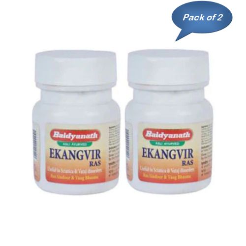 Baidyanath (Jhansi) Ekangvir Ras 40 Tablets (Pack Of 2)