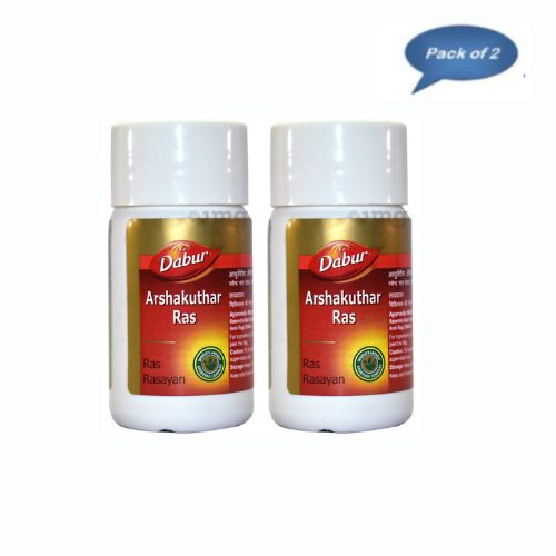 Dabur Arshakuthar Ras 40 Tablets (Pack Of 2)