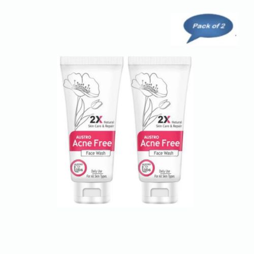 Austro Labs Ance Free Face Wash 60 Gm(Pack of 2)
