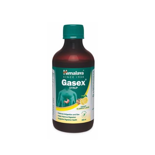 Himalaya Gasex Syrup (Ginger & Lemon Flavor) 200 Ml