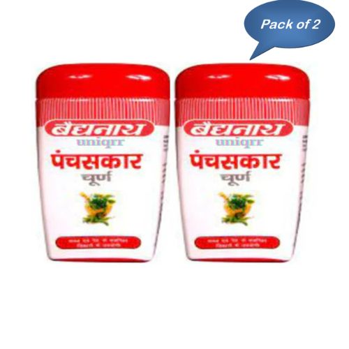 Baidyanath (Jhansi) Panchasakar Churna 100 Gm (Pack Of 2)