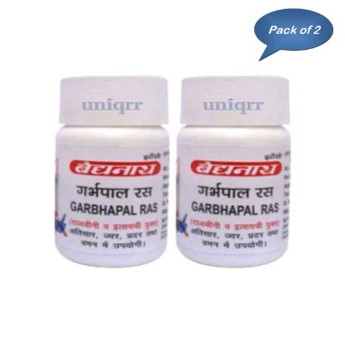 Baidyanath (Jhansi) Garbhapal Ras 80 Tablets (Pack Of 2)