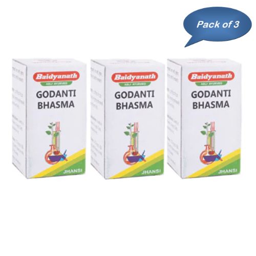 Baidyanath (Jhansi) Godanti Bhasma 5 Gm (Pack Of 3)