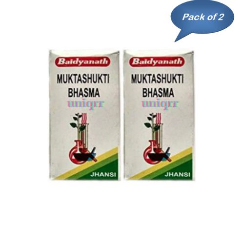 Baidyanath (Jhansi) Muktashukti Bhasma 10 Gm (Pack Of 2)