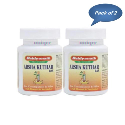 Baidyanath (Jhansi) Arsha Kuthar 40 Tablets (Pack Of 2)