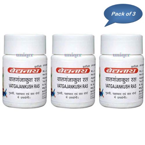 Baidyanath (Jhansi) Vatgajankush Ras 40 Tablets (Pack Of 3)