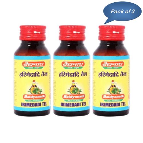 Baidyanath (Jhansi) Irimedadi Tel 50 Ml (Pack Of 3)