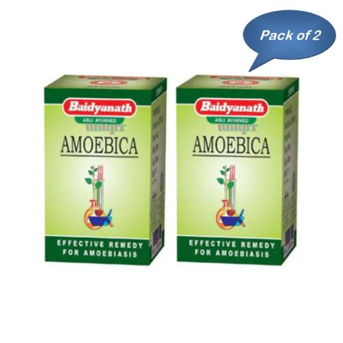 Baidyanath (Jhansi) Amoebica 25 Tablets (Pack Of 2)