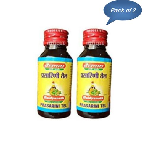 Baidyanath (Jhansi) Prasarini Tel 50 Ml (Pack Of 2)