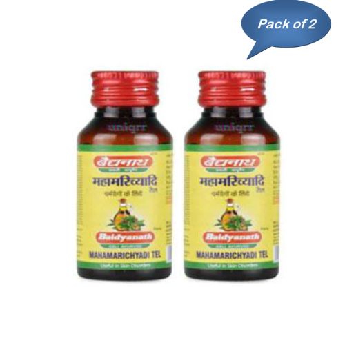 Baidyanath (Jhansi) Mahamarichyadi Tel 50 Ml (Pack Of 2)
