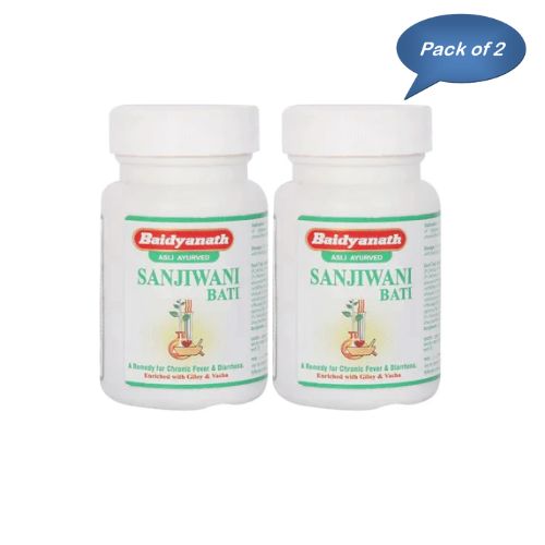 Baidyanath (Jhansi) Sanjiwani Bati 80 Tablets (Pack Of 2)