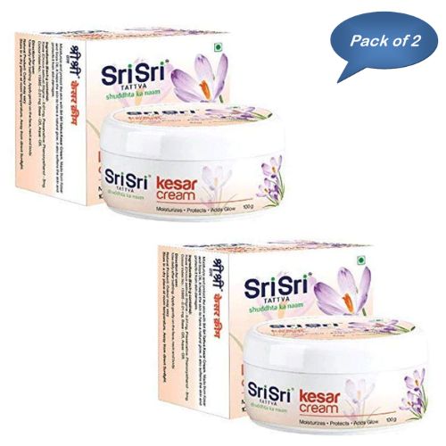 Sri Sri Tattva Kesar Cream 100 Gm (Pack Of 2)
