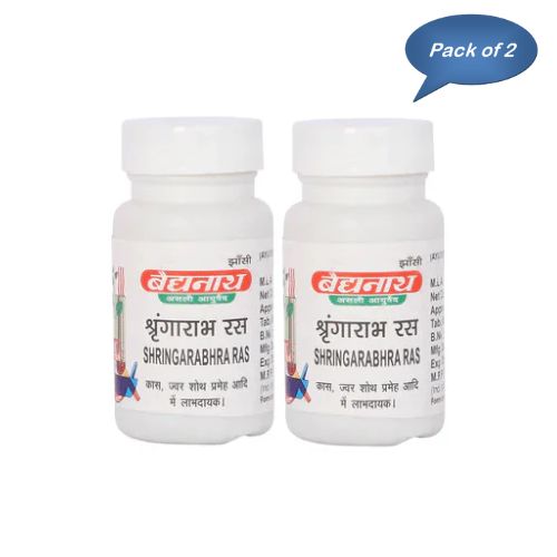 Baidyanath (Jhansi) Shringarabhra Ras 40 Tablets (Pack Of 2)