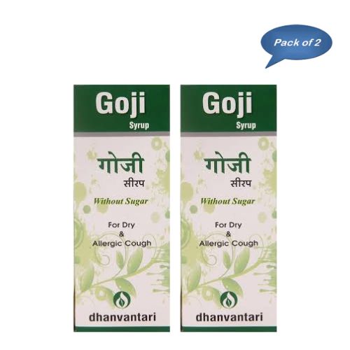 Dhanvantari Guj. Herb Goji Syrup 100 Ml (Pack of 2)