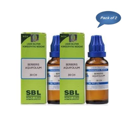 Sbl Berberis Aquifolium 30 Ch 30 Ml (Pack of 2)