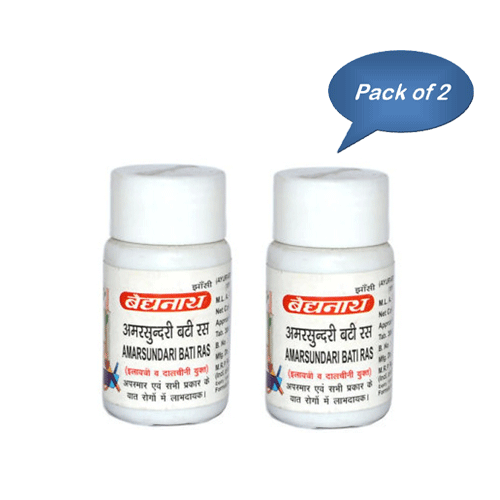 Baidyanath (Jhansi) Amarsundari Bati Ras 40 Tablets (Pack Of
