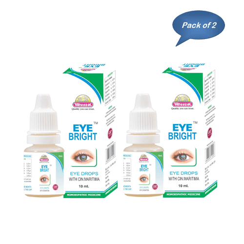 Wheezal Eye Bright Drops 10 Ml (Pack Of 2)