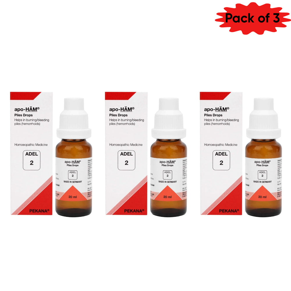 Adel Germany Adel 2 (Piles Drop) 20 Ml(Pack of 3)