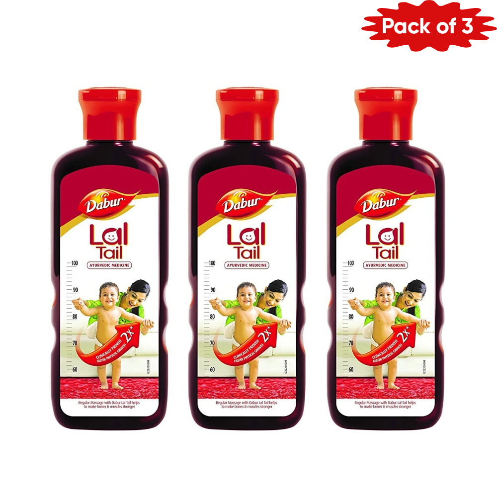 Dabur Lal Tail 500 Ml(Pack of 3)