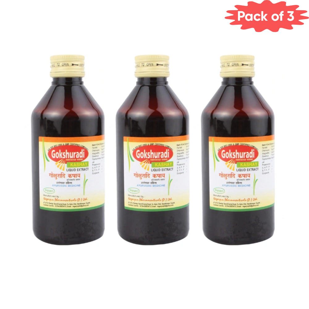 Nagarjun (Gujarat) Gokshuradi Kashay 200 Ml(Pack of 3)