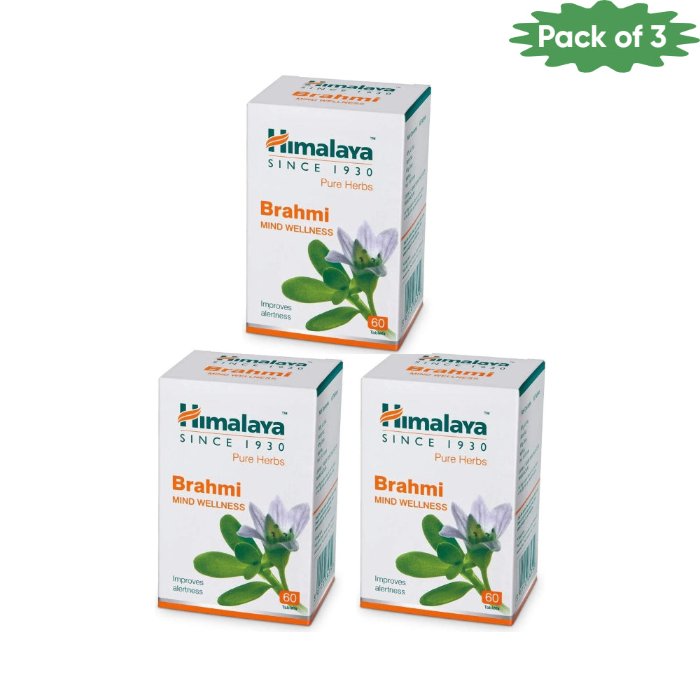 Himalaya Brahmi 60 Tablets(Pack of 3)