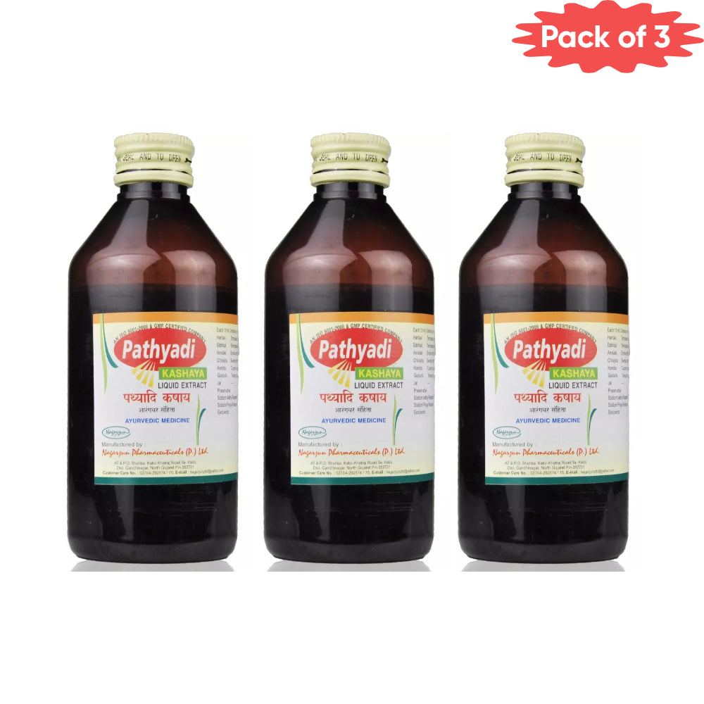 Nagarjun (Gujarat) Pathyadi Kashay 200 Ml(Pack of 3)