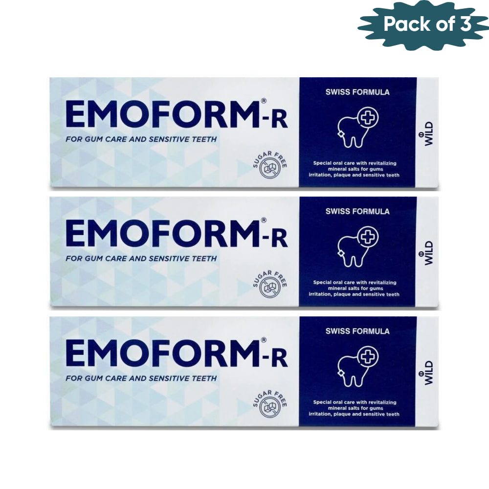 J L Morison Emoform-R Toothpaste 150 Gm(Pack of 3)