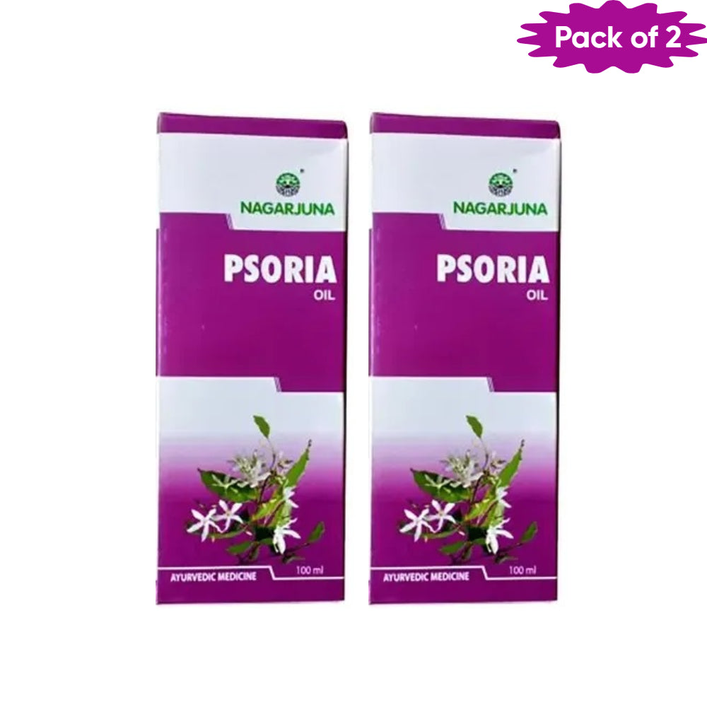 Nagarjuna Ayurveda Psoria Oil 100 Ml(Pack of 2)