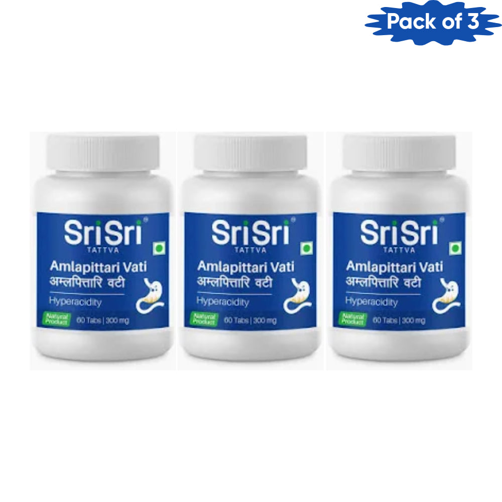 Sri Sri Tattva Amlapittari Vati 60 Tablets(Pack of 3)