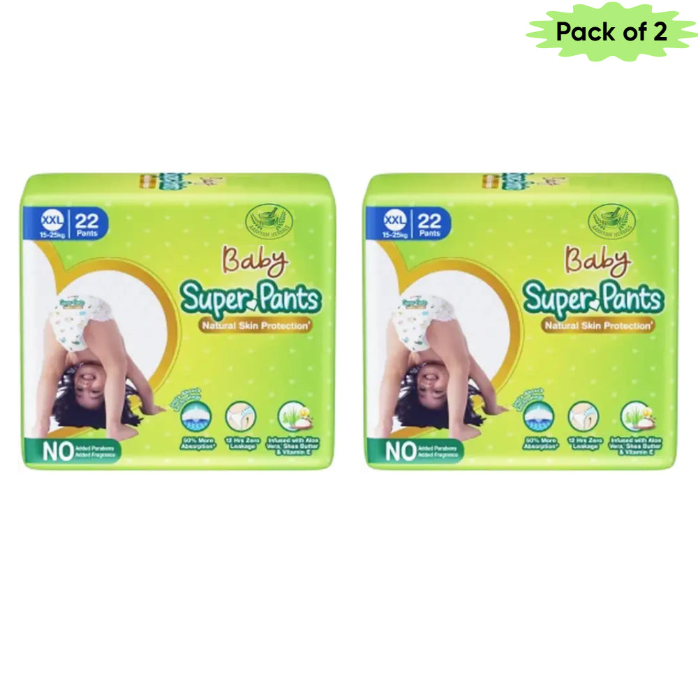 Dabur Baby Super Xxl 22 Pants(Pack of 2)