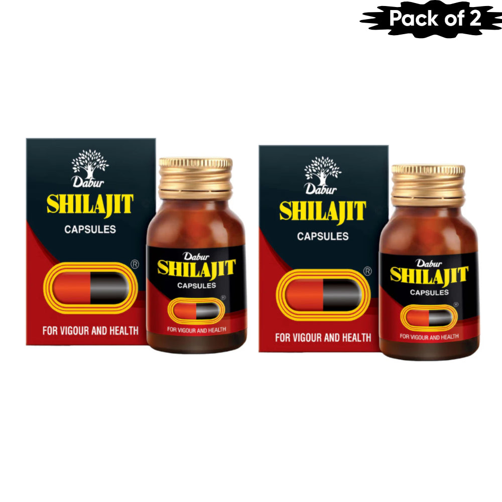Dabur Shilajit 100 Capsules(Pack of 2)