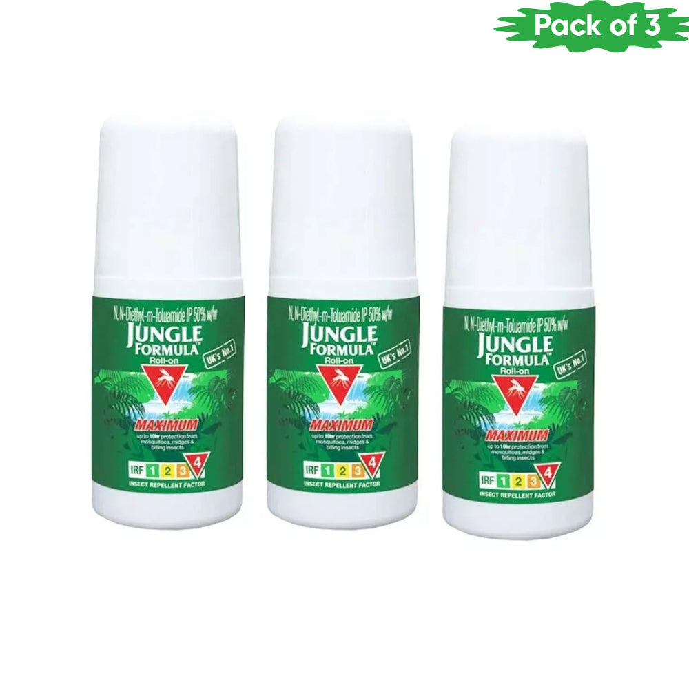 Win Medicare Jungle Formula Roll-On 50 Ml(Pack of 3)